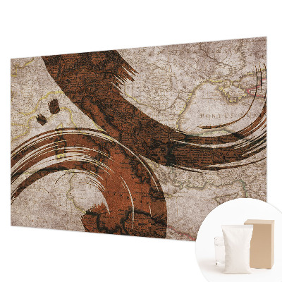 Moderna fototapeta Umetniški zemljevid
