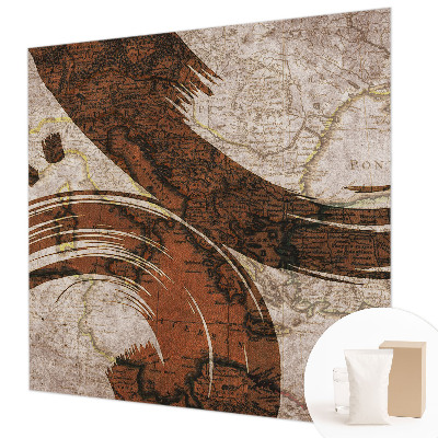 Moderna fototapeta Umetniški zemljevid