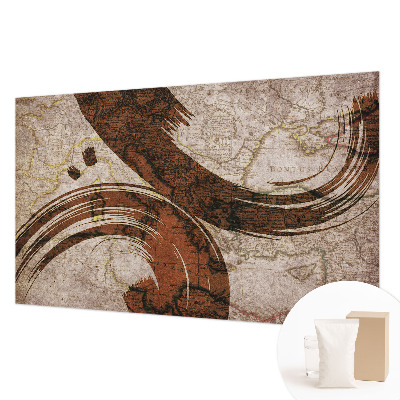 Moderna fototapeta Umetniški zemljevid