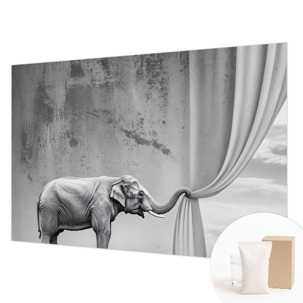 Fototapeta z nadrealističnim motivom slona