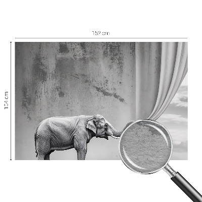 Fototapeta z nadrealističnim motivom slona