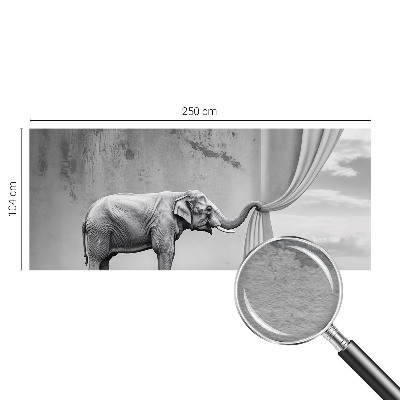 Fototapeta z nadrealističnim motivom slona