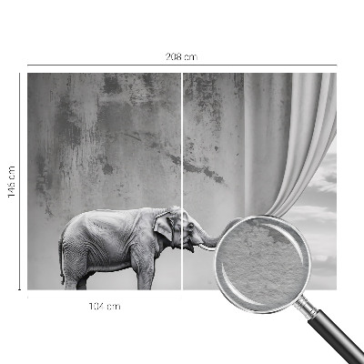 Fototapeta z nadrealističnim motivom slona
