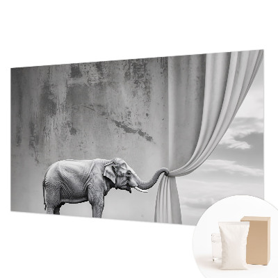 Fototapeta z nadrealističnim motivom slona