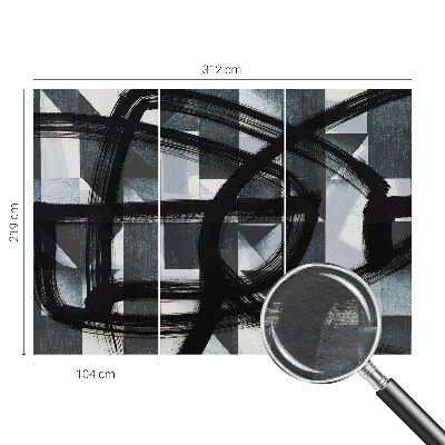 Netkana fototapeta Izrazna geometrija
