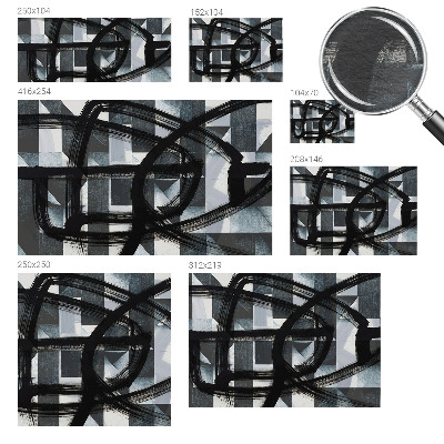 Netkana fototapeta Izrazna geometrija