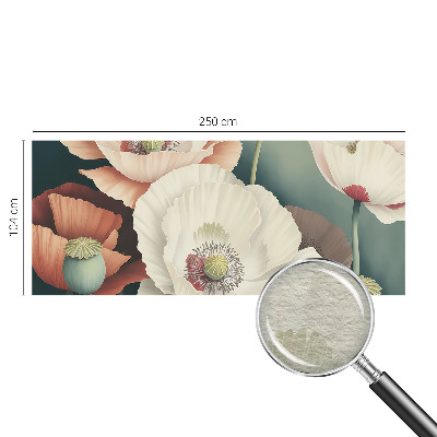 Tiskana fototapeta flis z vzorcem cvetlične lepote