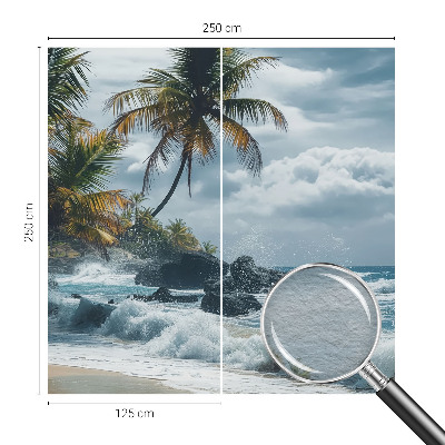 Fototapeta za spalnico z motivom eksotične plaže
