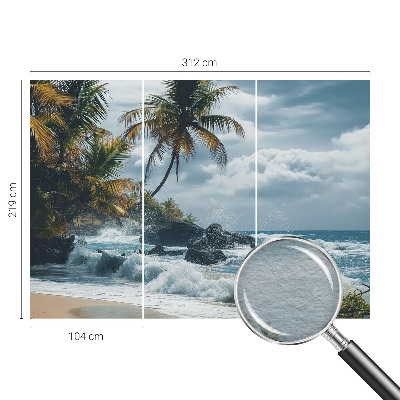 Fototapeta za spalnico z motivom eksotične plaže