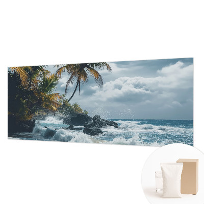 Fototapeta za spalnico z motivom eksotične plaže