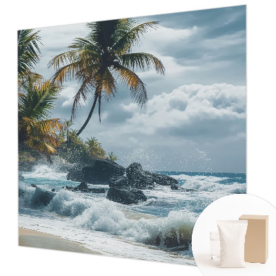 Fototapeta za spalnico z motivom eksotične plaže
