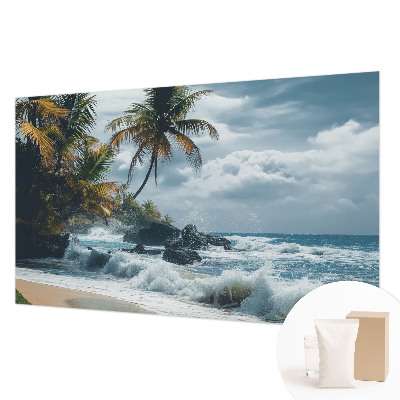 Fototapeta za spalnico z motivom eksotične plaže