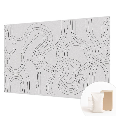 Flis fototapeta za otroško sobo Organske linije