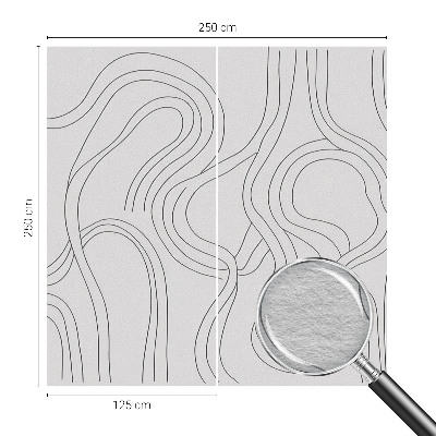 Flis fototapeta za otroško sobo Organske linije