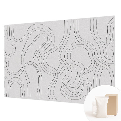 Flis fototapeta za otroško sobo Organske linije