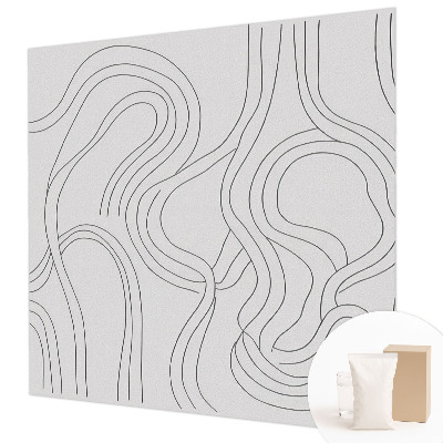 Flis fototapeta za otroško sobo Organske linije