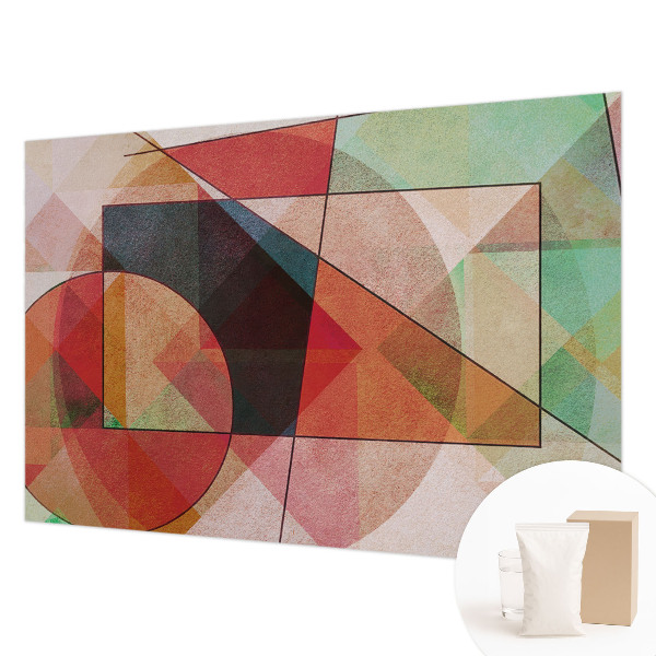 Moderna fototapeta z geometrijskim abstraktnim motivom