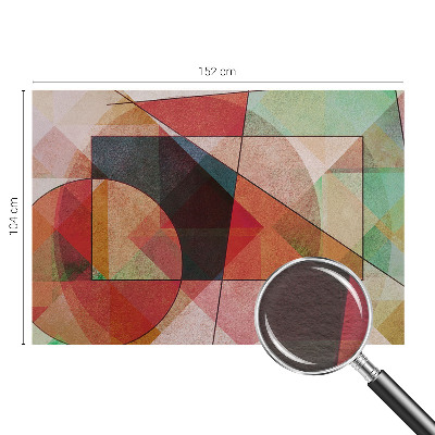 Moderna fototapeta z geometrijskim abstraktnim motivom