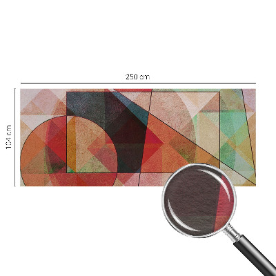 Moderna fototapeta z geometrijskim abstraktnim motivom