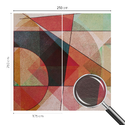 Moderna fototapeta z geometrijskim abstraktnim motivom