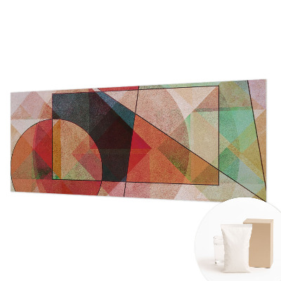 Moderna fototapeta z geometrijskim abstraktnim motivom