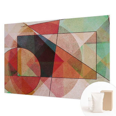 Moderna fototapeta z geometrijskim abstraktnim motivom