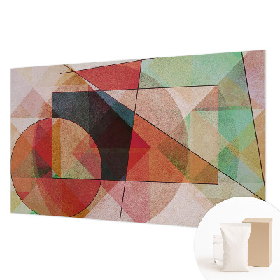 Moderna fototapeta z geometrijskim abstraktnim motivom