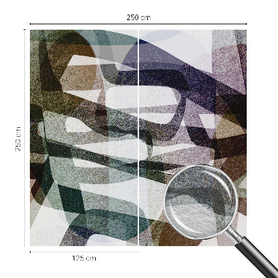 Stenska dekoracija fototapeta z motivom barvitih pentelj