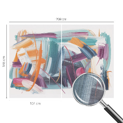 Netkana fototapeta Energični udarci