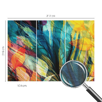 Fototapeta po meri Abstraktni listi