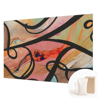 Stenska fototapeta flis Barvito gibanje