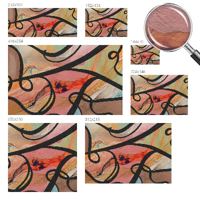 Stenska fototapeta flis Barvito gibanje