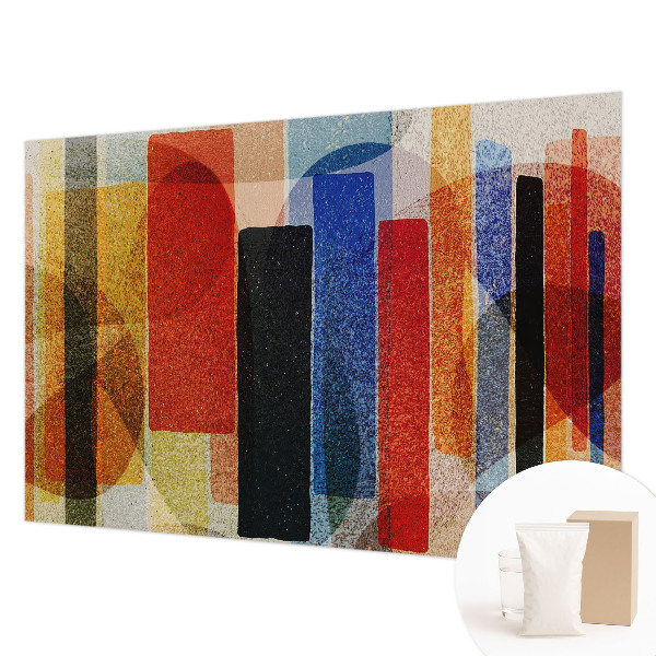 Tiskana fototapeta flis z motivom geometrijskih oblik
