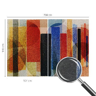 Tiskana fototapeta flis z motivom geometrijskih oblik