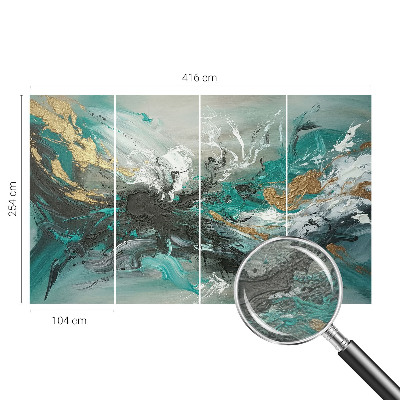 Fototapeta za dnevno sobo Umetniški vrtinec