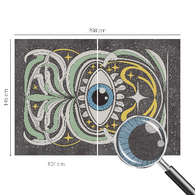 Flis fototapeta za otroško sobo Simetrično oko