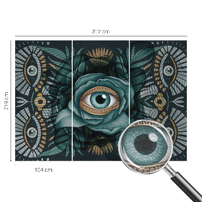 Moderna fototapeta Cvetlično oko