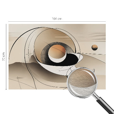 Fototapeta za spalnico Harmonična abstrakcija