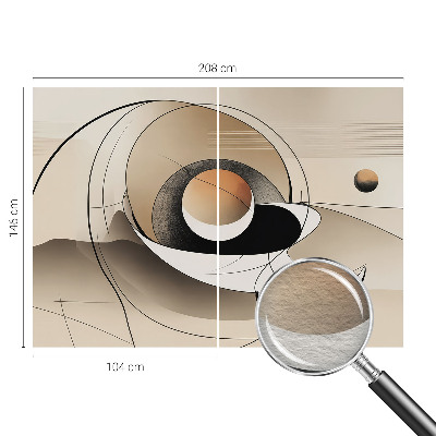 Fototapeta za spalnico Harmonična abstrakcija