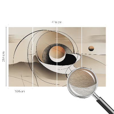 Fototapeta za spalnico Harmonična abstrakcija