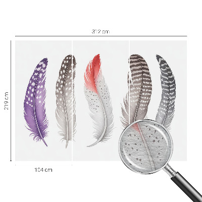 Dekorativna fototapeta Vzorčasto perje