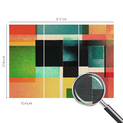 Fototapeta s tiskom z geometrijskim abstraktnim vzorcem
