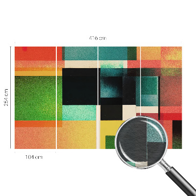 Fototapeta s tiskom z geometrijskim abstraktnim vzorcem