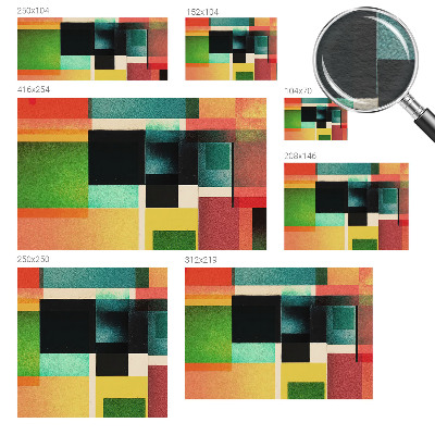 Fototapeta s tiskom Geometrijska abstrakcija