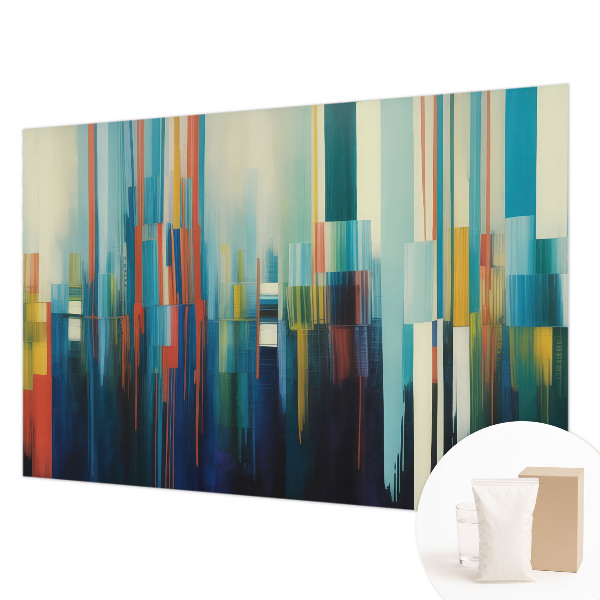 Stenska dekoracija fototapeta Abstraktne črte