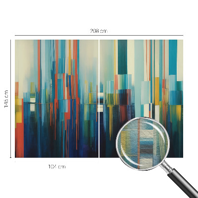 Stenska dekoracija fototapeta Abstraktne črte