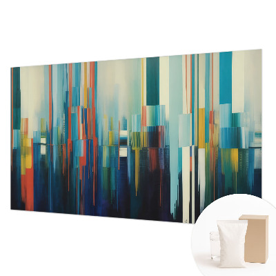 Stenska dekoracija fototapeta Abstraktne črte