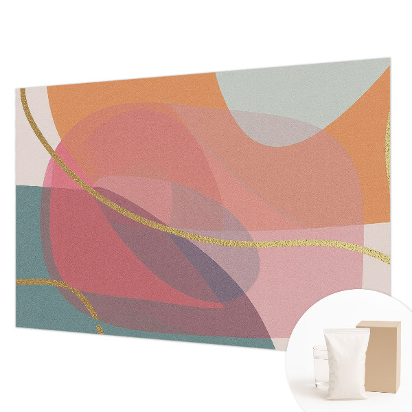 Tiskana fototapeta flis Barvite oblike