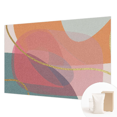 Tiskana fototapeta flis Barvite oblike