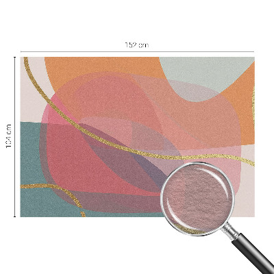 Tiskana fototapeta flis Barvite oblike